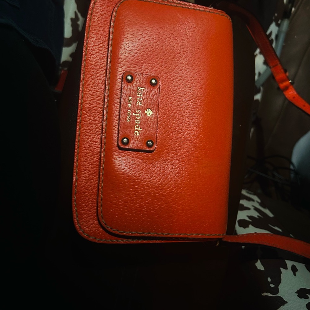 Kate Spade Orange Crossbody Bag